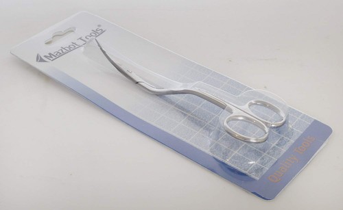 6 Inch Bent Handle Curved Embroidery Scissors---Perfect for Machine Embroidery - Picture 3 of 4
