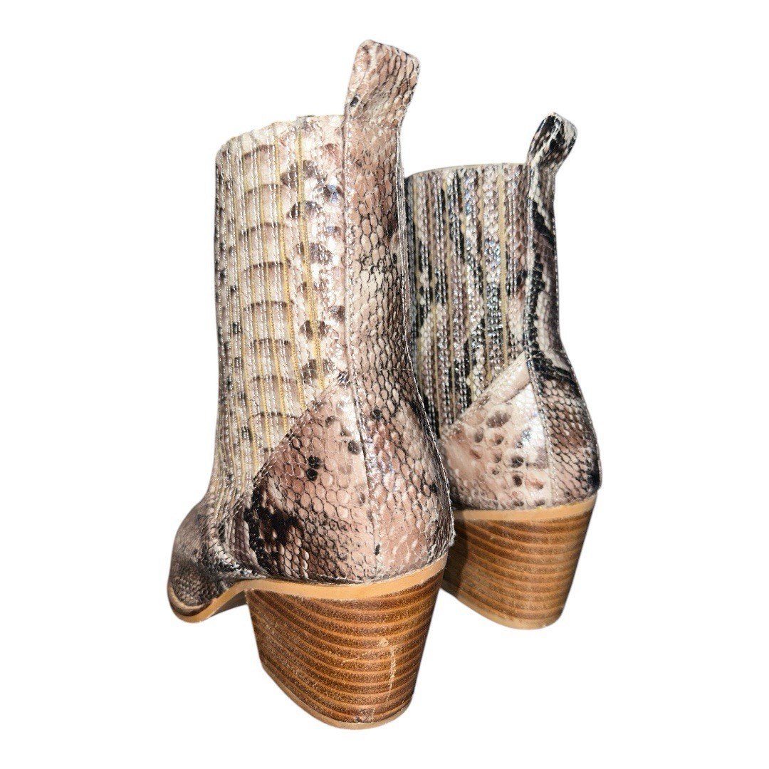 Arider girl women’s Snakeskin Ankle Boots size 5.5 View 4