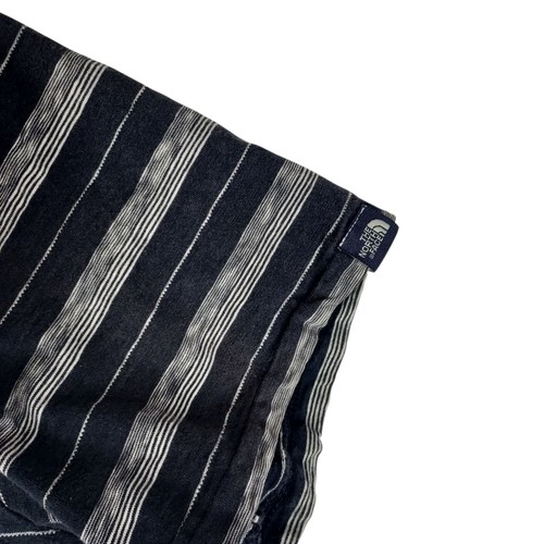 The North Face T Shirt Mens XL Striped Short Sleeve Round Neck Dark Blue White - Picture 4 of 8