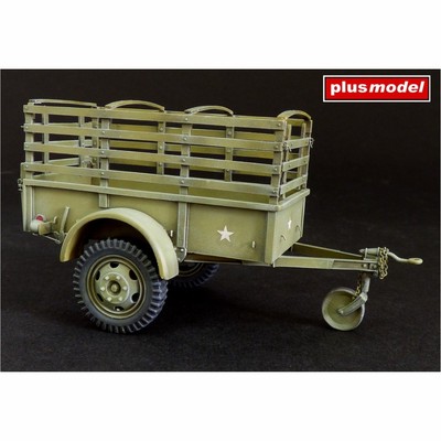 US-amerikanischer 1-Tonnen-Anhänger 1:35 - Plusmodel 539 - Resin Bausatz