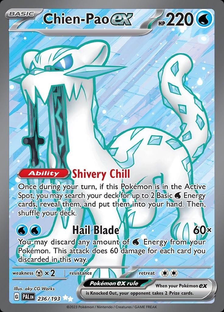 Chien-Pao EX 236/193 - Paldea Evolved - Ultra Rare - Pokémon TCG (NM)