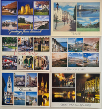 IRELAND Postcards Lot 6 x Ireland Cork City Limerick Tralee Cobh Galway Postcard