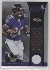 2012 Totally Certified Down and Dirty Materials 43/299 Bernard Pierce #5 h3a