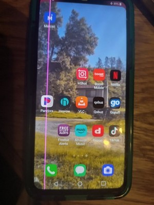 LG v40 Unlocked ( Cracked Screen )