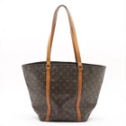 Louis Vuitton LV Tote Bag M51108 Monogram Canvas Sack Shopping B324
