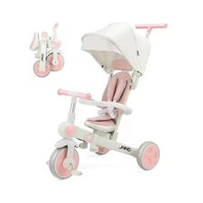 JMMD Baby Tricycle, 7-in-1 Foldable Kids Trike with Adjustable Pare... Fast Ship