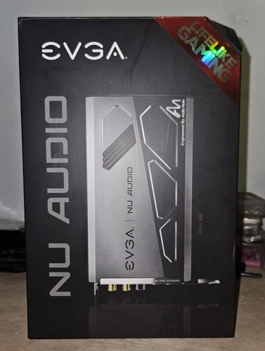 EVGA Nu Audio Card, 712-P1-AN01-KR Lifelike Audio PCIe RGB - Pre-Owned