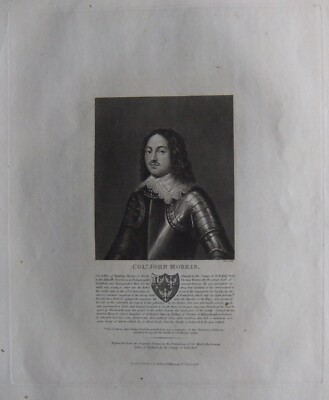 Coll. John Morris antique engraving by Stow c1730