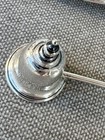 Roberts Cadman Sheffield England  Silverplate Chamberstick Candle Holder Snuffer — photo 6