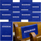 Reserved Signs for Pews Chairs Reserved Pew Cloths Reserved Seating Signs Pla.