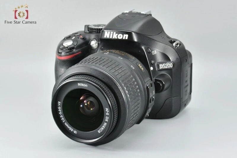 Nikon D5200 Black 24.1 MP DSLR Camera 18-55 VR Lens [Very Good] - Image 2 of 4