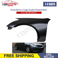 Front Driver Left Coupe Primed Fender For 2003-2007 Infiniti G35