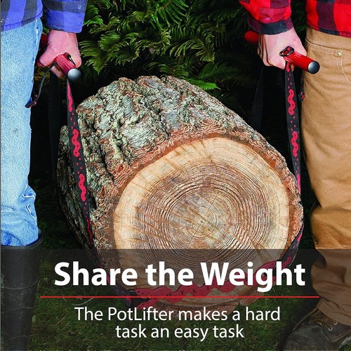 PotLifter - Potted Plant Mover and Essential Lifting Tool For Garden Red - Picture 5 of 8