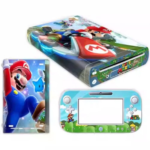 Soft Cartoon 219 Skin Sticker Cover for Nintendo Wii U Console & Controller - Picture 4 of 44