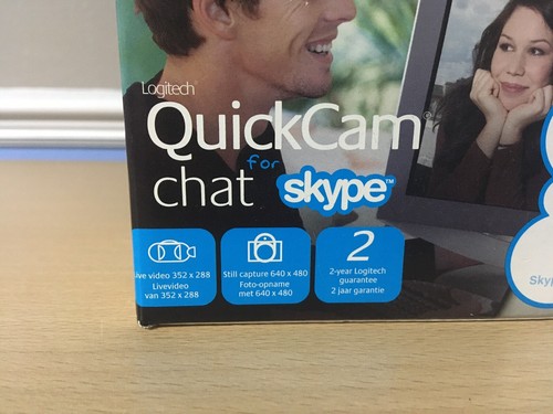 Logitech Quickcam Chat for skype webcam sealed new good condition - Picture 9 of 10