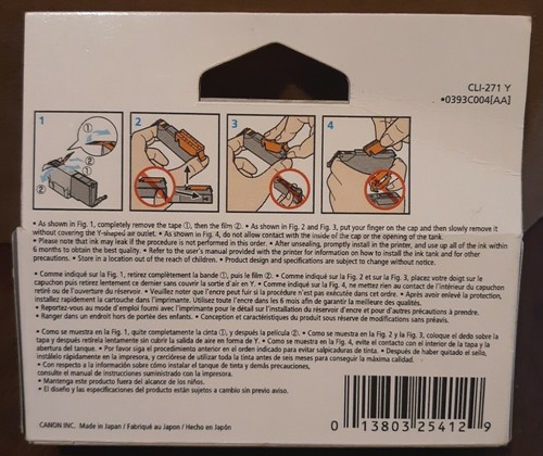 Canon PIXMA 271 Tintenpatrone - gelbe Tintenpatrone - Bild 3 von 7