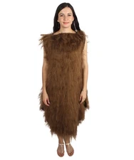 Adult Unisex Brown Caveman Costume, Best for Halloween,HC-1914