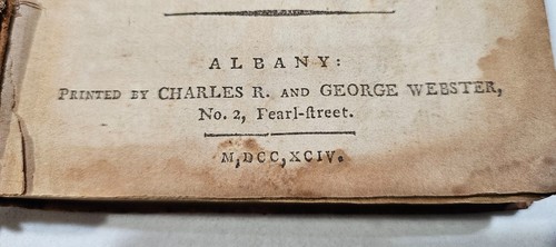 ISAIAH, A New Translation by Robert Lowth Pub in Albany 1794 by C & G Webster - Picture 4 of 9