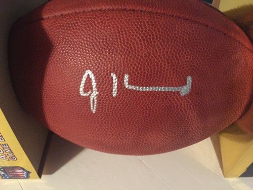 Jordan Howard Autographed Signed " Duke " NFL Football - PSA - Picture 3 of 7