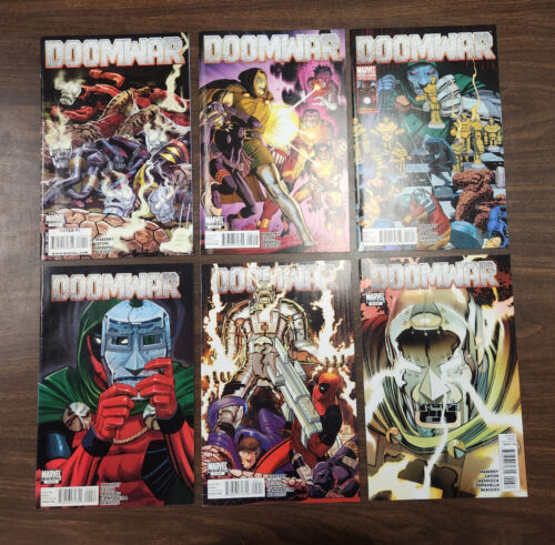 Doomwar #1-6 (2010) NM- Complete set 1st App Midnight Angels Dr. Doom Marvel