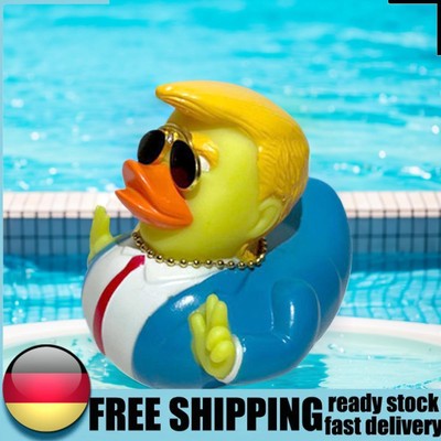 Trump Rubber Duck Baby Badespielzeug Rubber Duckies für Kinder (Sonnenbrille Tru