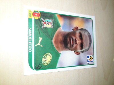 Panini WM 2010 World Cup Samuel Eto'o Nr. 408 selten