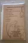   Sewing Pattern - Idaho Back Country Pillows -  Craft Project   PRE-OWNED  Bear — photo 2