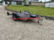 Used Erde CH451 Flatbed Bike, Quad, ATV Trailer WITH floor & spare wheel NO VAT✅