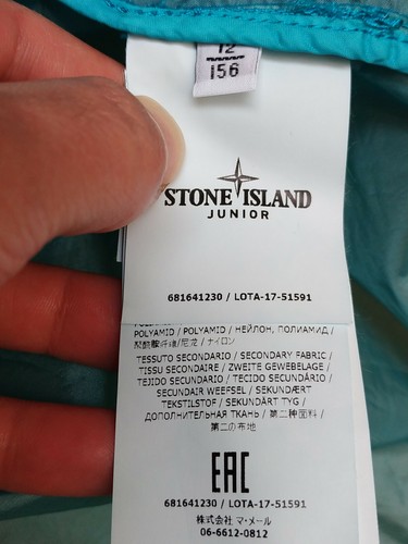 STONE ISLAND JUNIOR LAMY COVER PACKABLE JACKET - Picture 12 of 12