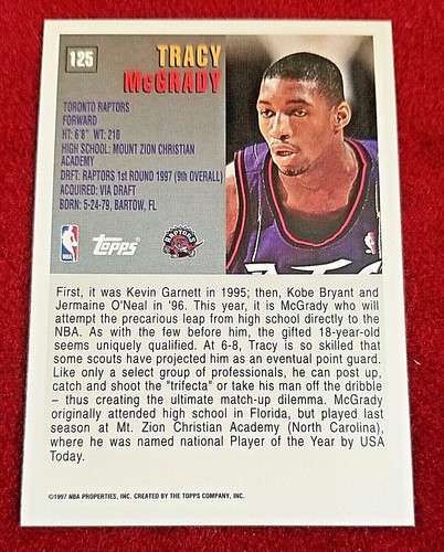 1997-98 Topps Generations Refractor Rock Stars O'NEAL DUNCAN McGRADY JORDAN KOBE - Picture 55 of 349