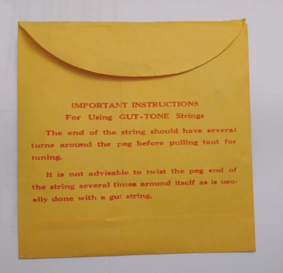 Cuerda de violín vintage de diamante negro GUT TONE para vitrina caramelo, con cuerda Foto 2 de 2