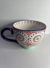 LILLY FLORAL COFFEE MUG. FLORAL DECORATIVE COFFEE MUG. Art Deco Print Mug.B168