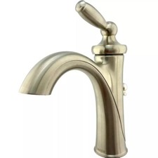 MOEN Brantford 6600BN 1 Hole/Handle High-Arc Bathroom Faucet Brushed Nickel NEW