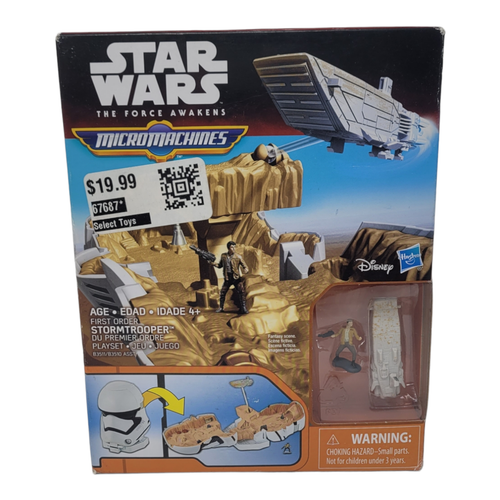 Star Wars The Force Awakens Stormtrooper Playset Micro Machines Sealed Disney - 第 1/9 張圖片