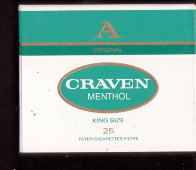 Premier Cartón De 200ct De Los Tubos Del Cigarrillo Del Rey Del Mentol