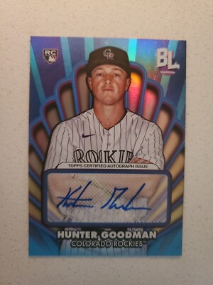 Hunter Goodman 2024 Topps Big League Baseball Rookie Auto Hunter Goodman 2024 Topps Big League Baseball Rookie Auto