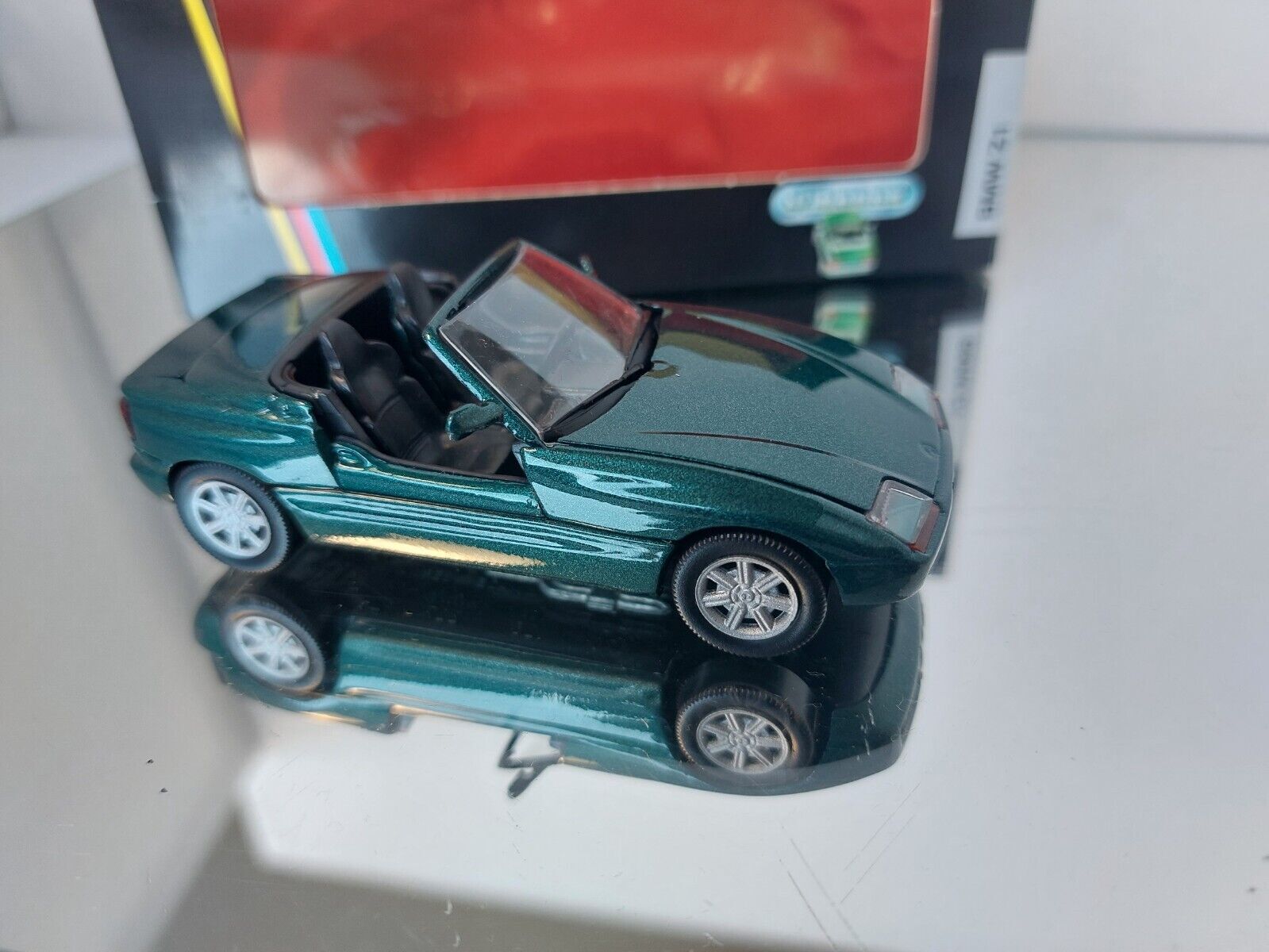 Miniature Schabak 1/43 BMW Série 3 E36 Cabriolet – Vert Foncé – Métal – Rare