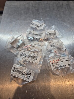 Lot of 10 PFEIFFER  PF-301 100-T Vacuum Claw Grip Clamps DN 63 - 100  ISO-K