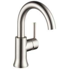 Delta Trinsic 1-Handle High Arch Bathroom Faucet Stainless-Certified Refurbished