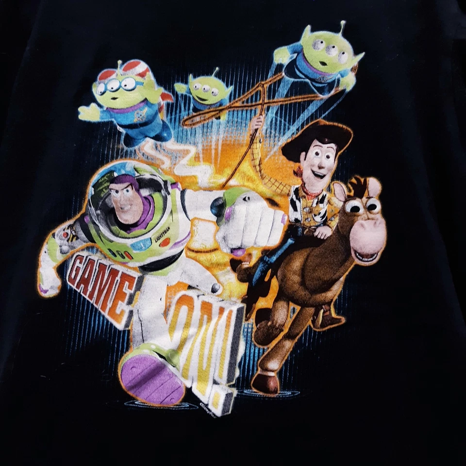 Camiseta Disney Toy Story Niño, M (7/8) Negra Manga Corta  Foto 3 de 4