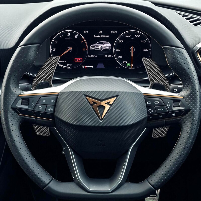 Paddle Cambio Volante Per Cupra Formentor, Ateca, Leon - Accessori In Alluminio Estesi - Foto 10