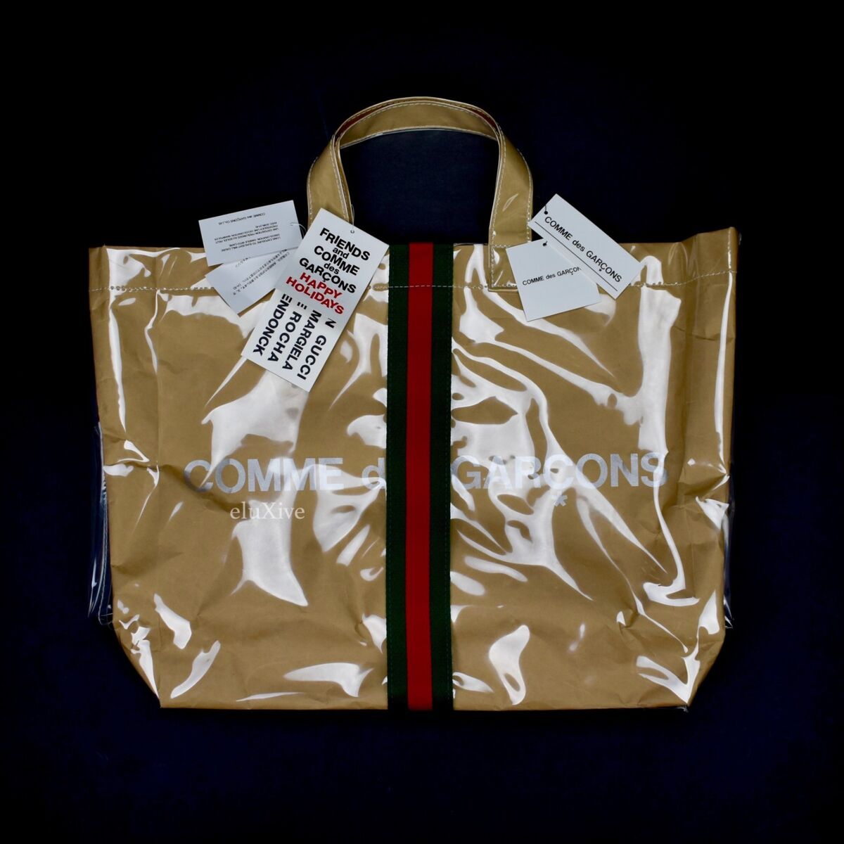 NWT Comme des Garcons x GUCCI Friends & CDG Paper Plastic NWT Comme des Garcons x GUCCI Friends & CDG Paper Plastic