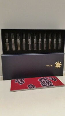 FLORAIKU DISCOVERY SET 11 UNIT SAMPLES 1.5 ML / 0.05 OZ EAU DE PARFUM NEW IN BOX