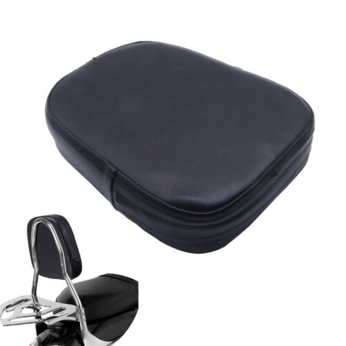 Barra de respaldo trasero para motocicleta cojín cojín asiento trasero almohadilla para Harley Yamaha - Imagen 3 de 12