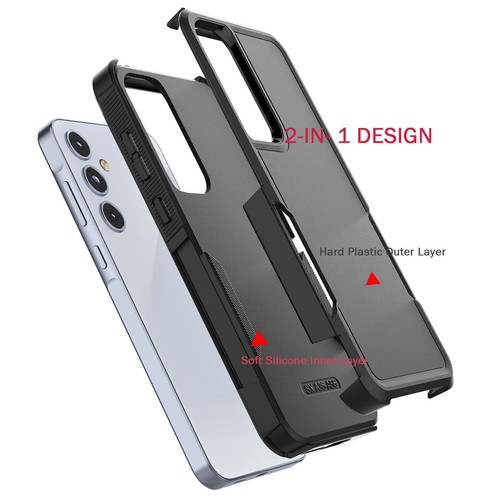 For Samsung Galaxy A15/A35 5G Phone Case Heavy Duty Cover + Tempered Glass - Picture 18 of 55