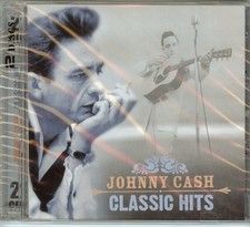 JOHNNY CASH - CLASSIC HITS - 2 CDS - 28 SONGS - NEW - FAST FREE SHIPPING  