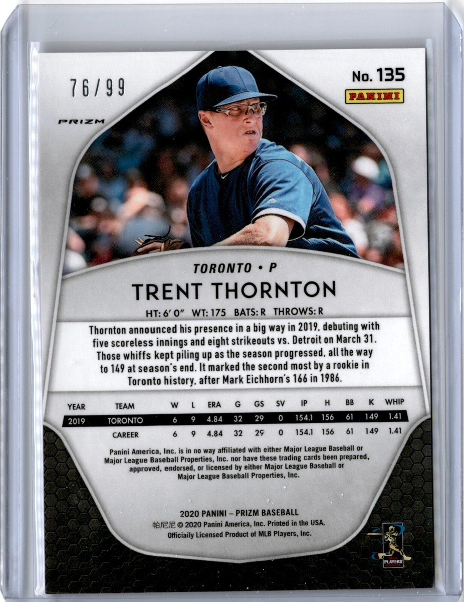 タレントカード RT-7429919286 2020 Prizm Red Wave Trent Thornton 76/99 (B22) Blue Jays | eBay