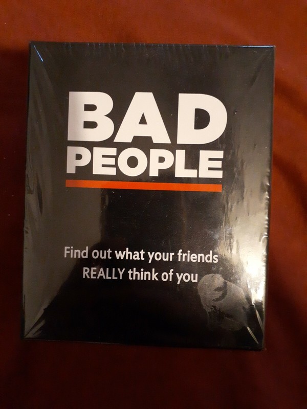 BAD PEOPLE - The Party Game You Probably Shouldn't Play brand new in wrap, fun 