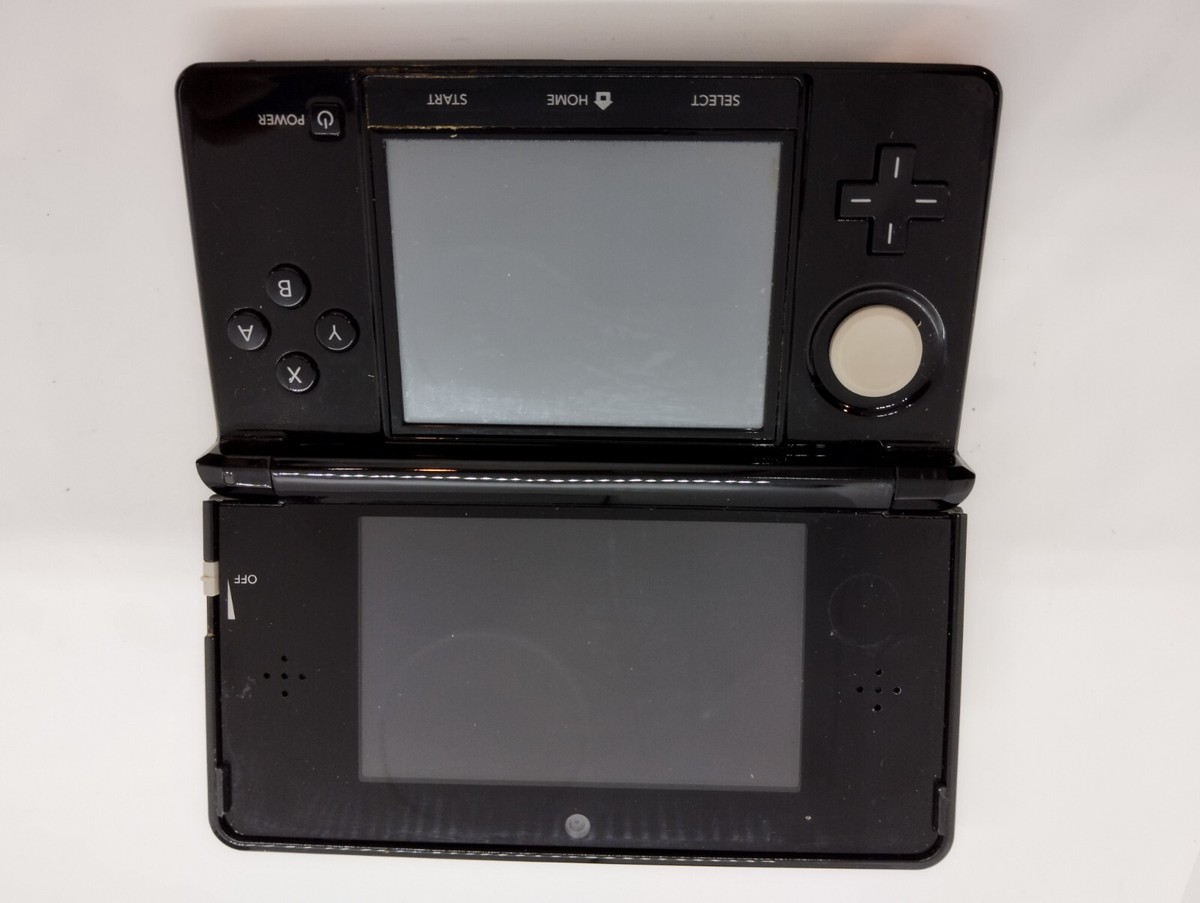 Nintendo 3DS Clear Black Console Japanese ver w boxed | eBay