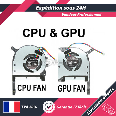 LÜFTER CPU & GPU FAN ASUS TUF GAMING ASUS FX706 / FX95DU / FX506L